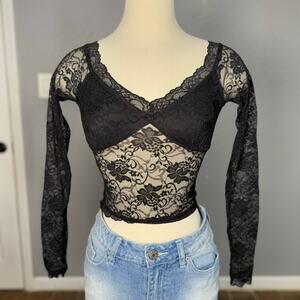 Outcast Emerson Long Sleeve Top, Black, XS